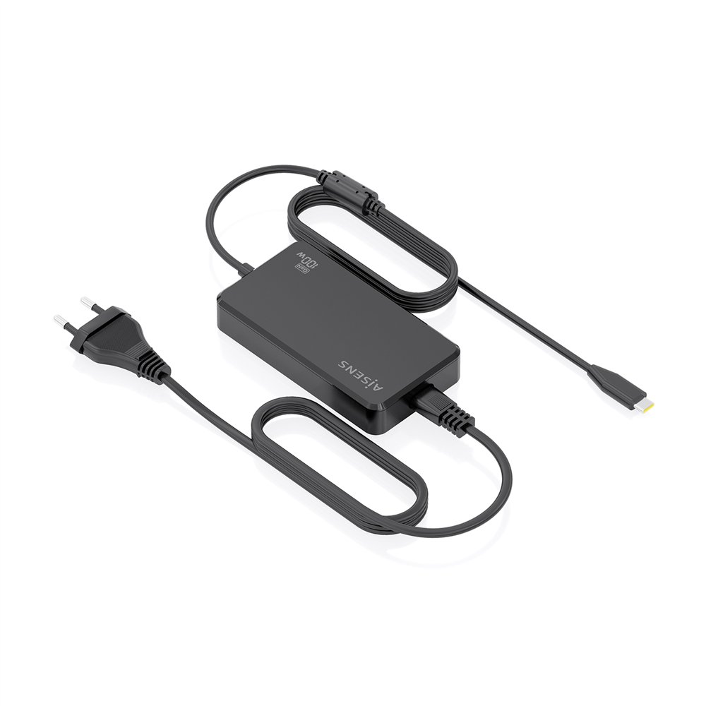Aisens cargador de sobremesa gan 100w pd30 1xusb-c 18m negro