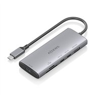 Aisens usb-c dock 6 en 1 usb-c a 1xhdmi 1xusb-a 10g 2xusb-c 10g 1xsd 1xmicrosd gris 20cm