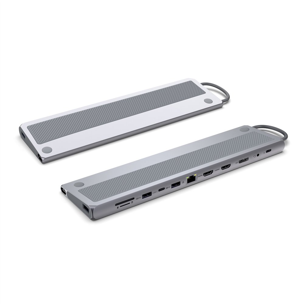 Ewent ew1150 base para portátil y replicador de puertos alámbrico usb 32 gen 1 (31 gen 1) type-c aluminio
