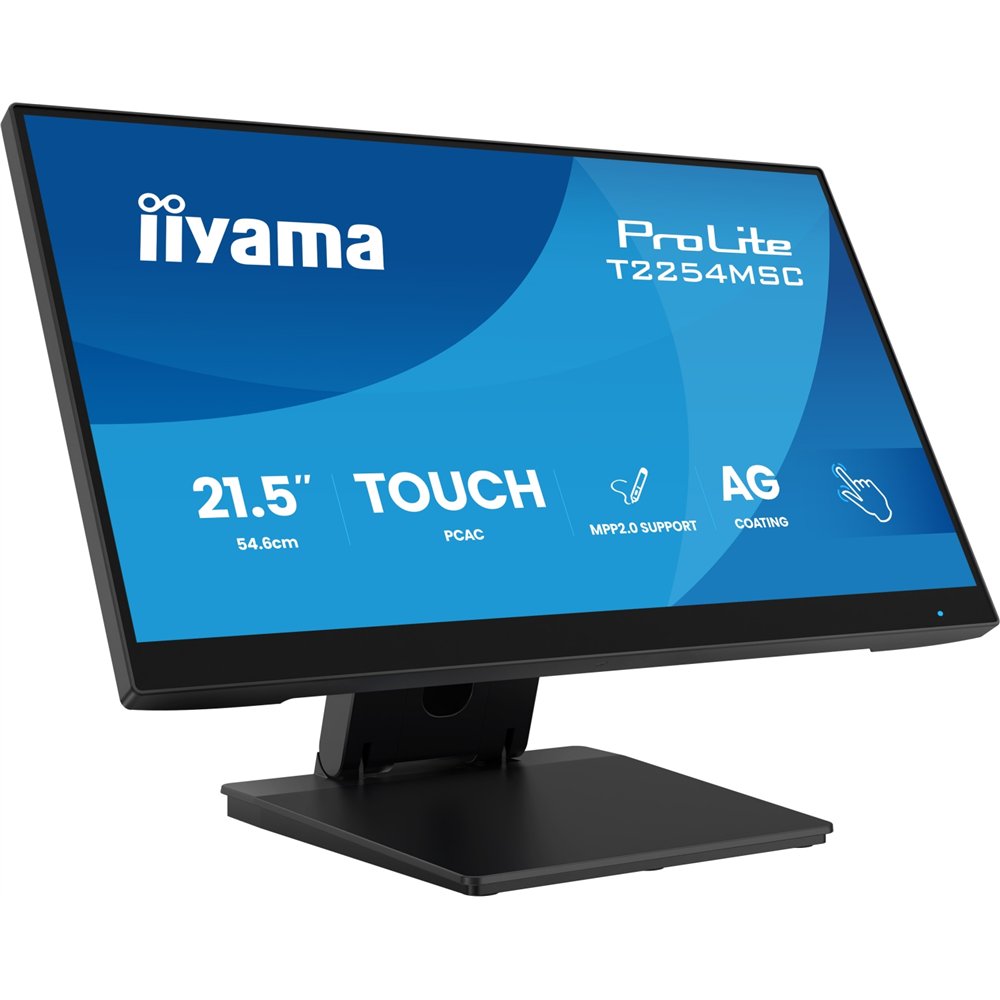 Iiyama t2254msc-b2ag pantalla para pc 546 cm (215) 1920 x 1080 pixeles full hd led pantalla táctil negro