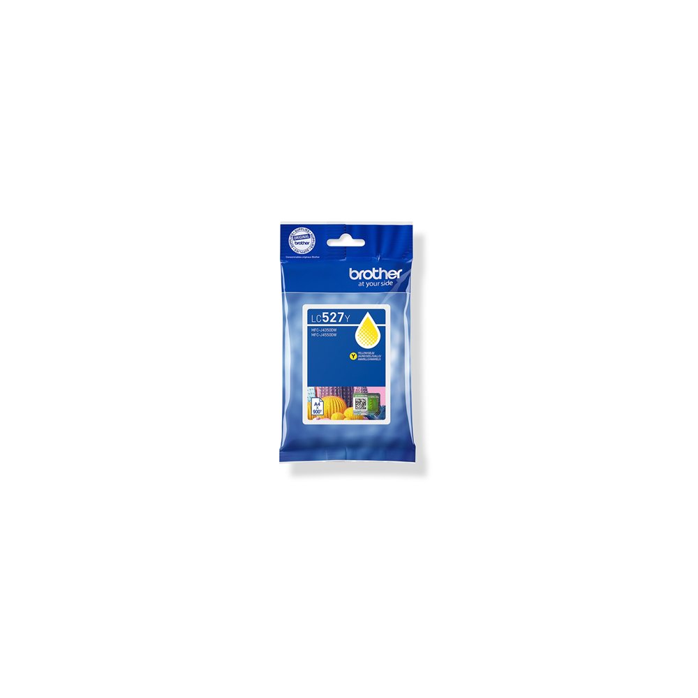 brother lc527y cartucho de tinta 1 pieza(s) original amarillo