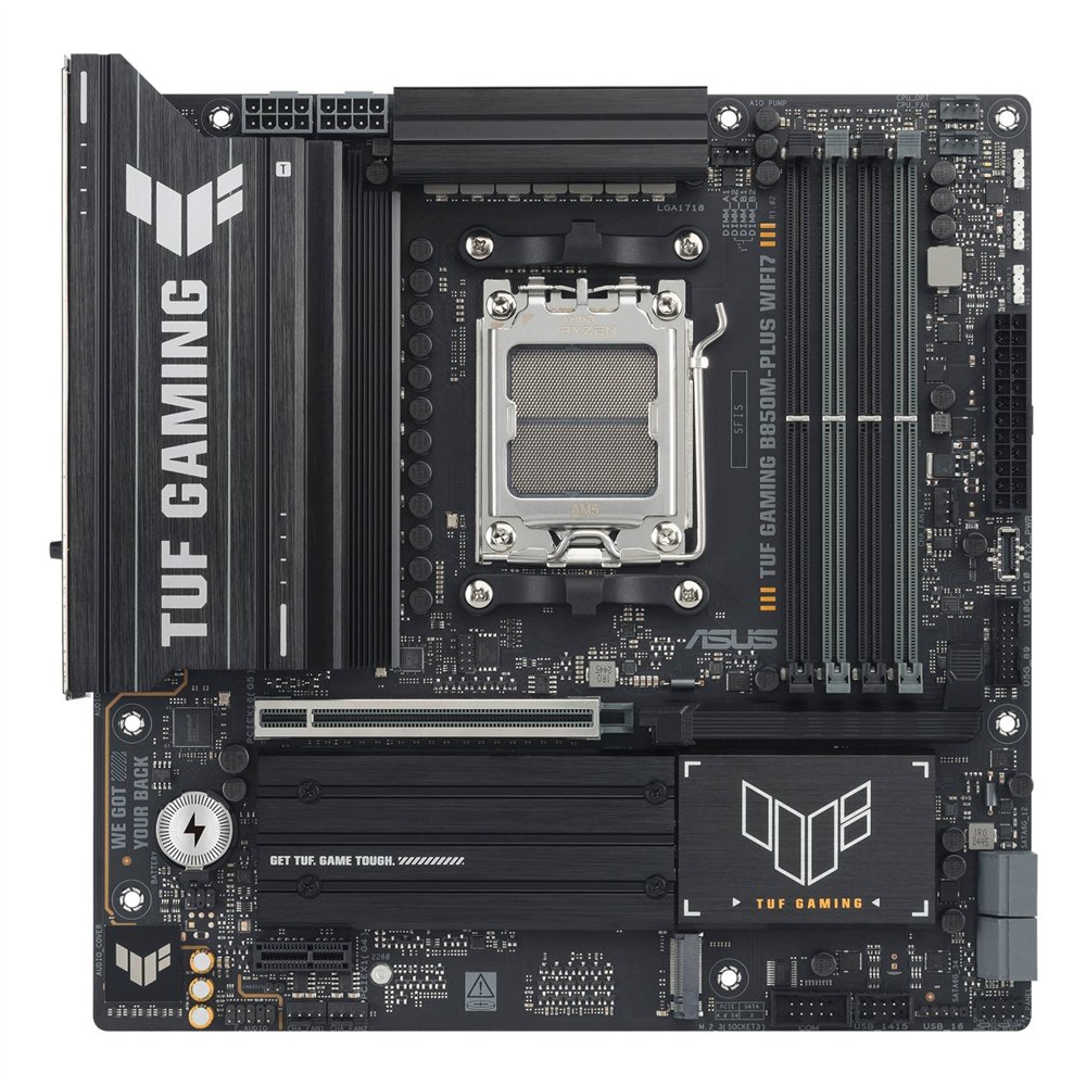 asus tuf gaming b850m-plus wifi7 amd b850 zócalo am5 micro atx