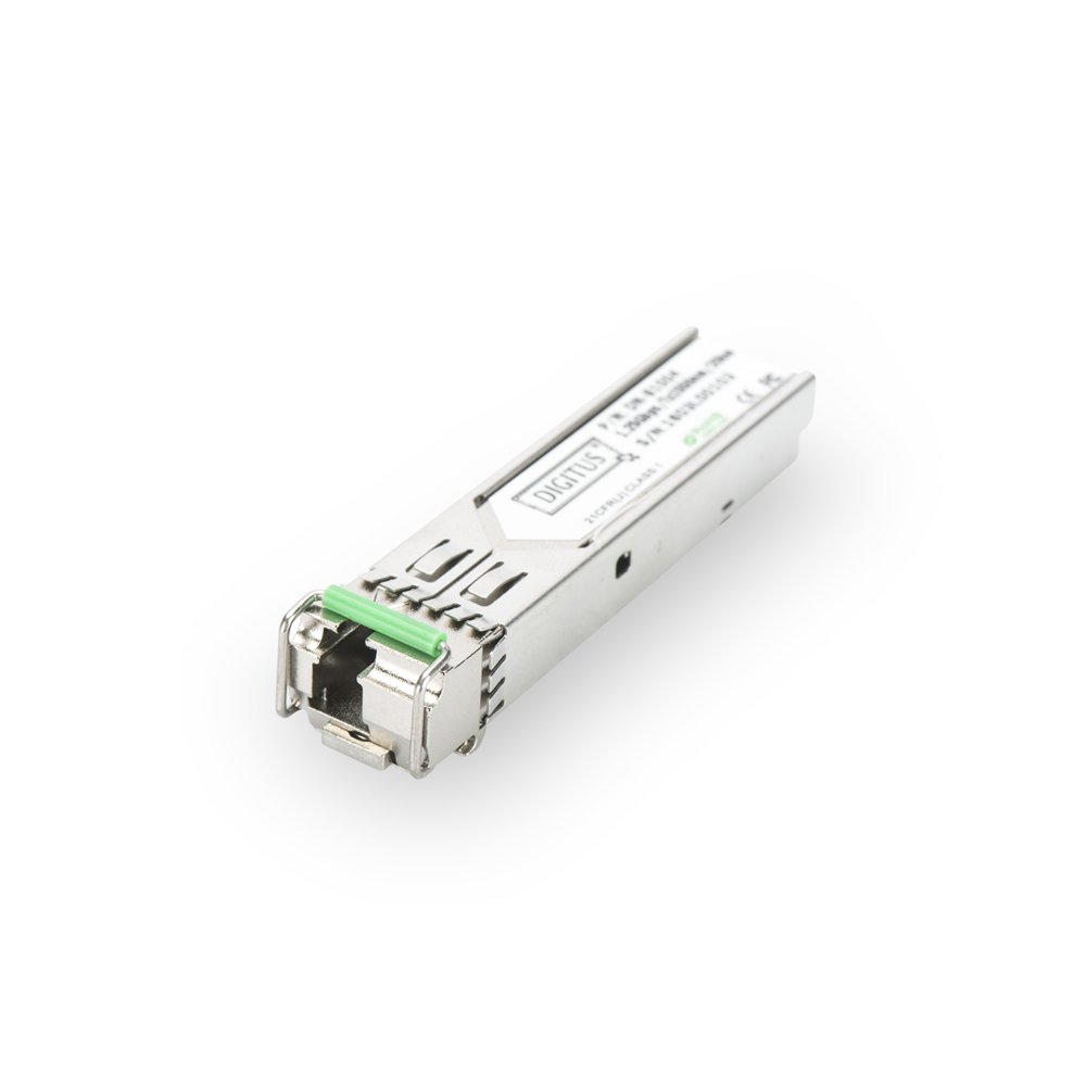 digitus módulos mini gbic (sfp) compatibles con hp, 1,25 gbps, 20 km, con función ddm