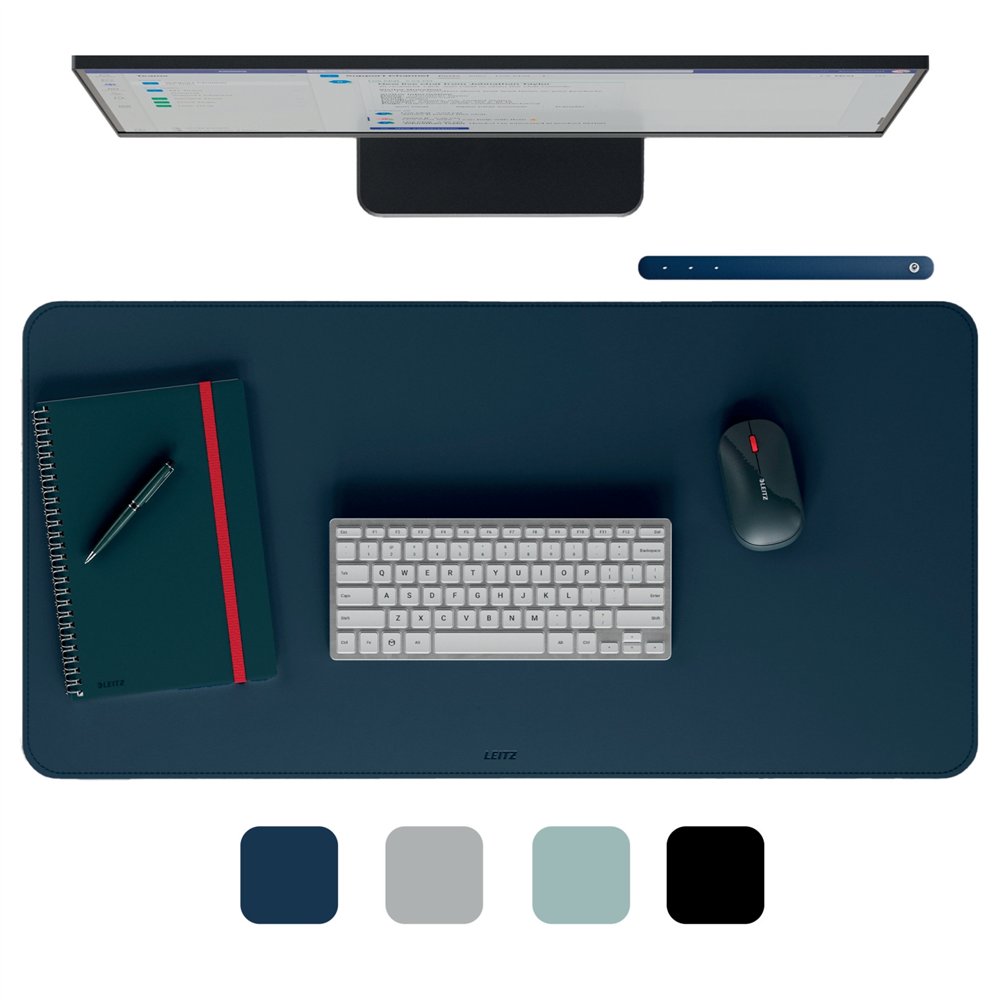 Leitz 53820068 protector de escritorio Cloruro de polivinilo (PVC) Azul oscuro