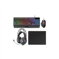 mars gaming mcp124pro, combo gaming 4en1, teclado rgb h-mech con reposamuñecas, ratón rgb 3200dpi y switches huano, auriculares 