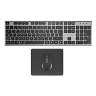 tacens 6zenithes teclado ratón incluido hogar / oficina rf inalámbrico qwerty español gris