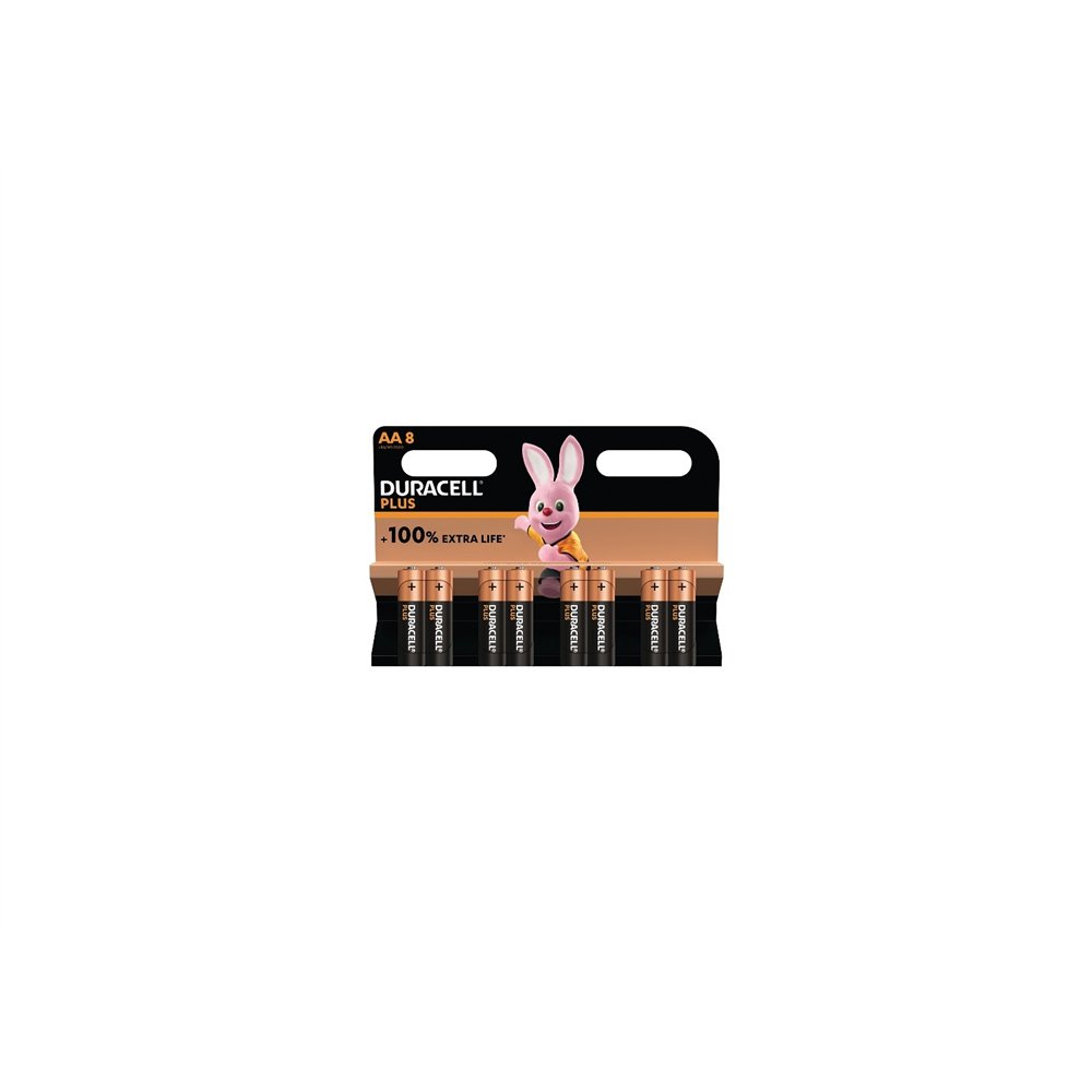 duracell plus batería de un solo uso aa alcalino