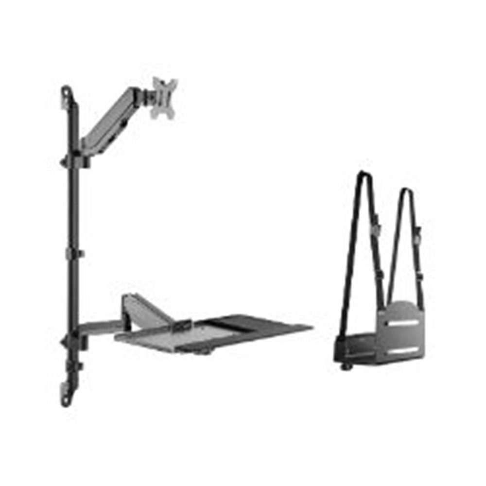 soporte pared equip 17"-32" bandeja teclado (eq650170)