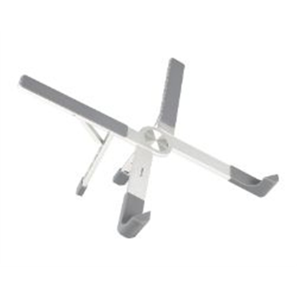 soporte tooq plegable hasta 17.3" plata (tqlrs0036-al)