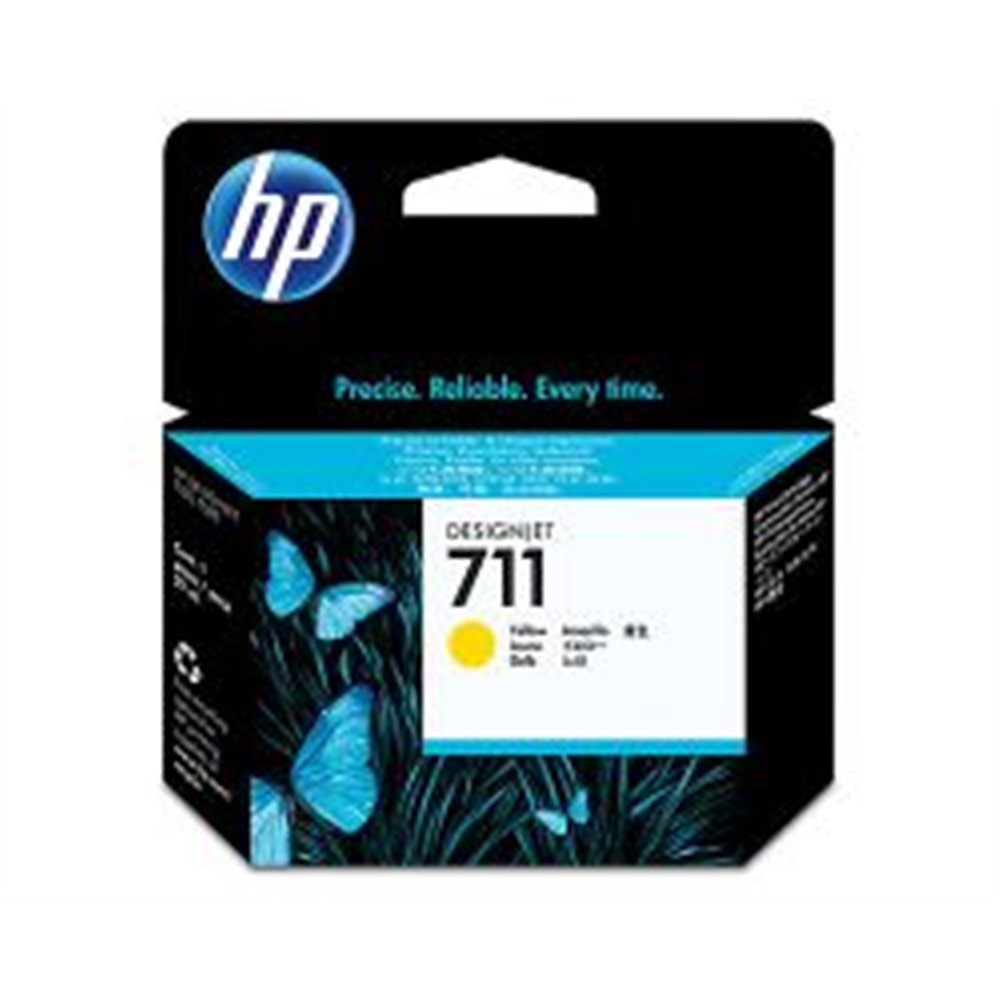 tinta hp designjet 711 amarillo 29ml (cz132a)