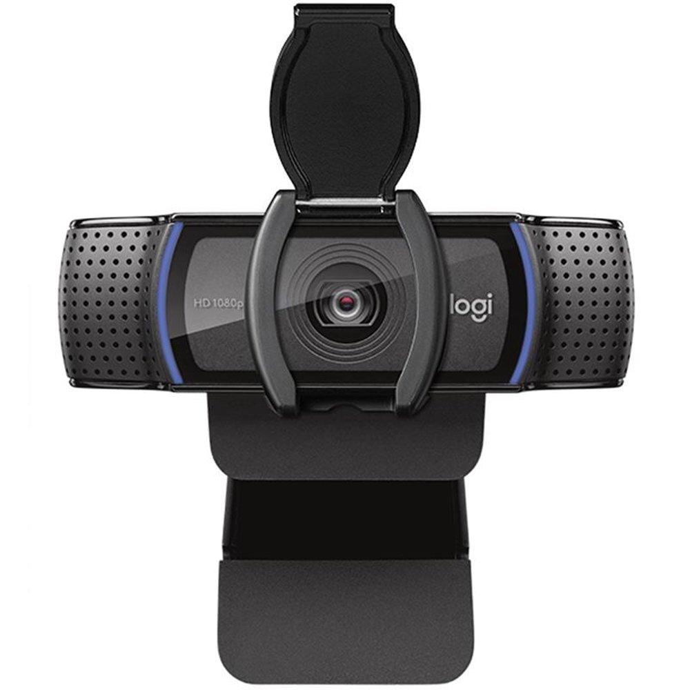 webcam logitech c920s pro hd black