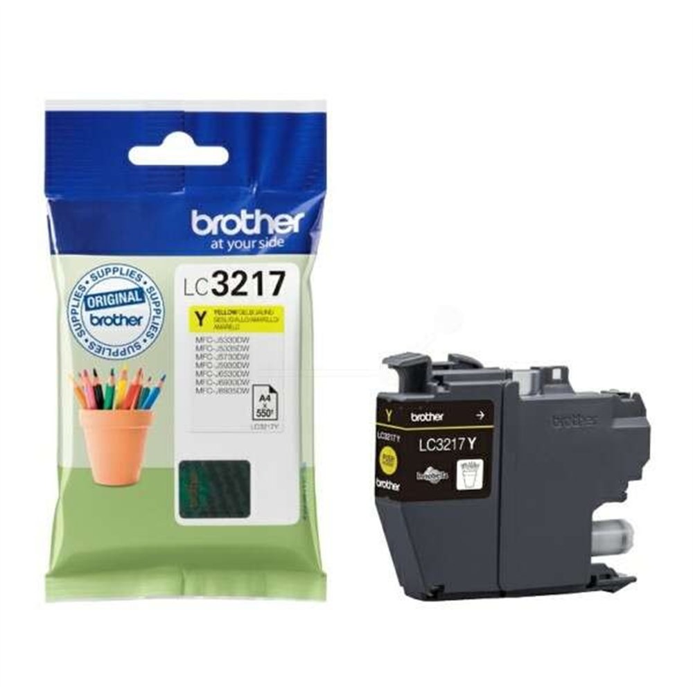 tinta brother lc3217 yellow