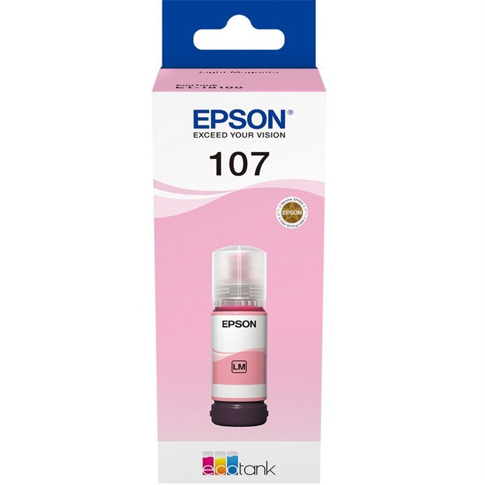 tinta epson bote 107 magenta light t09b ecotank bottle