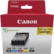 tinta canon multipack 4 colores pgi-580/cli-581