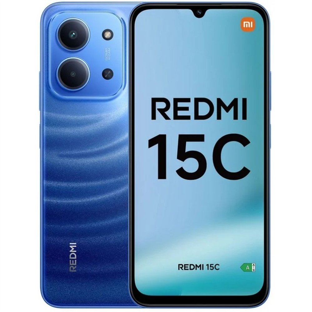 smartphone xiaomi redmi 15c 6.9 4gb/128gb/50mp/nfc/4g blue