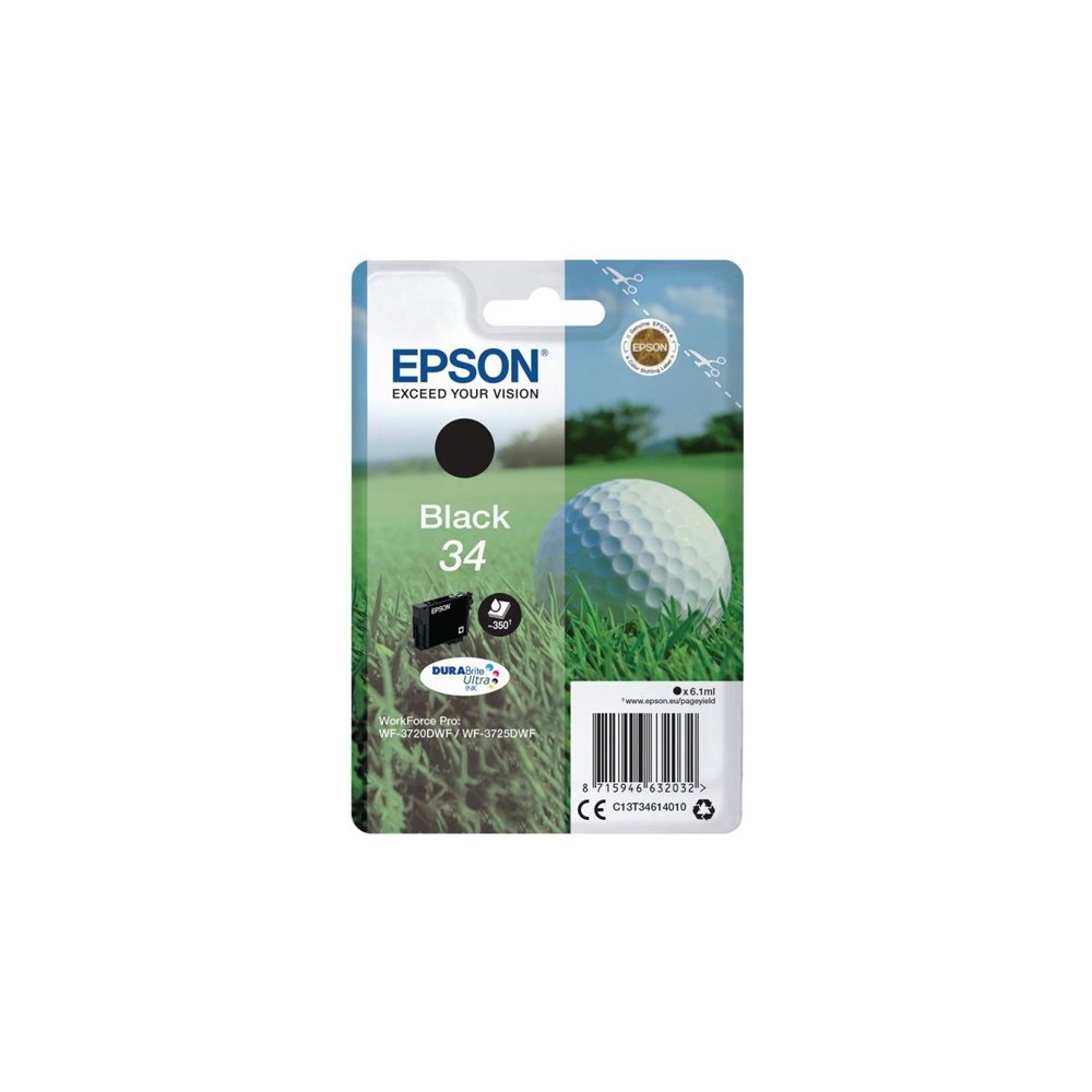 cartucho epson t3461 negro c13t34614010