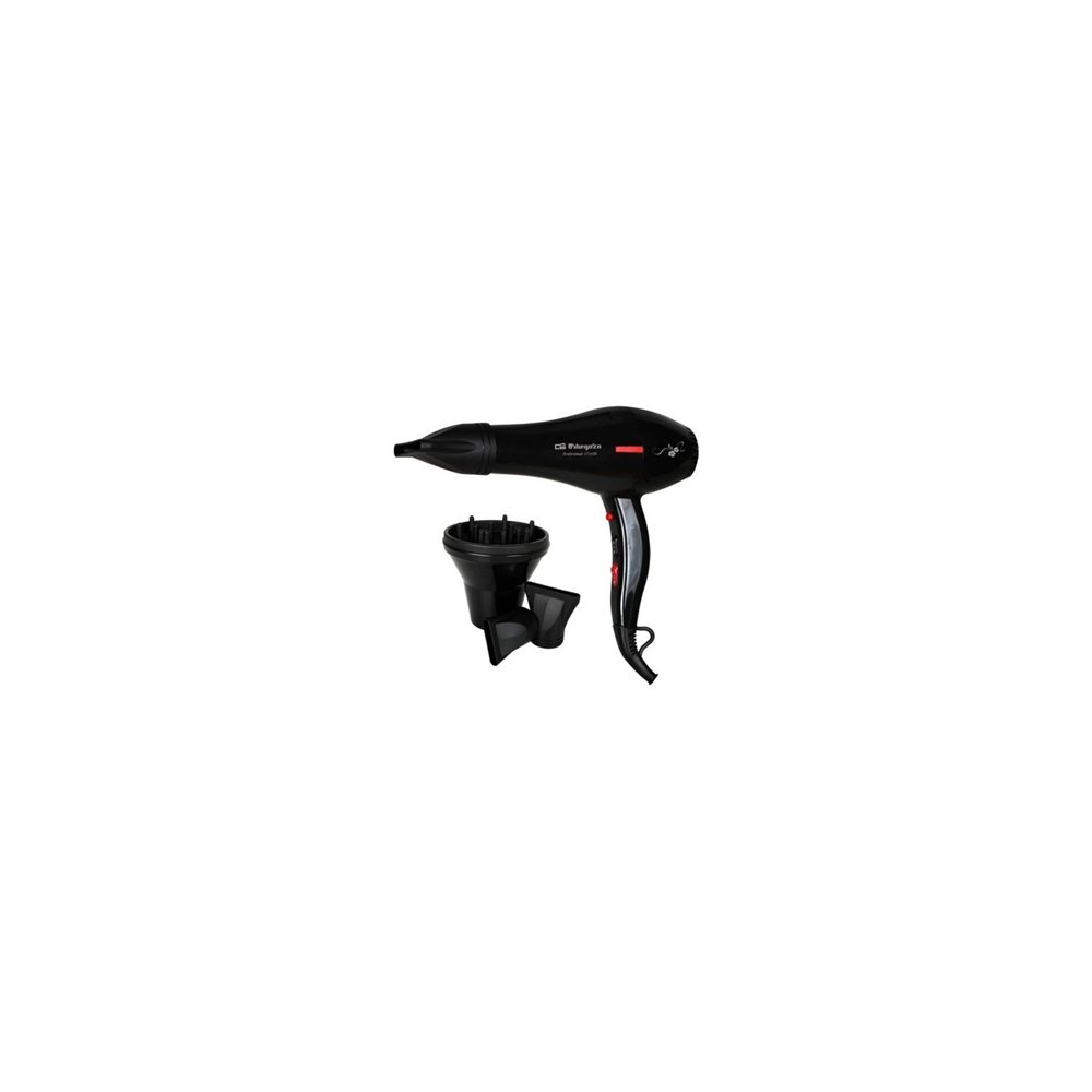 orbegozo se 2205 secador de pelo 2200w 3 niveles temperatura 2 velocidades 2 concentradores + difusor 15489