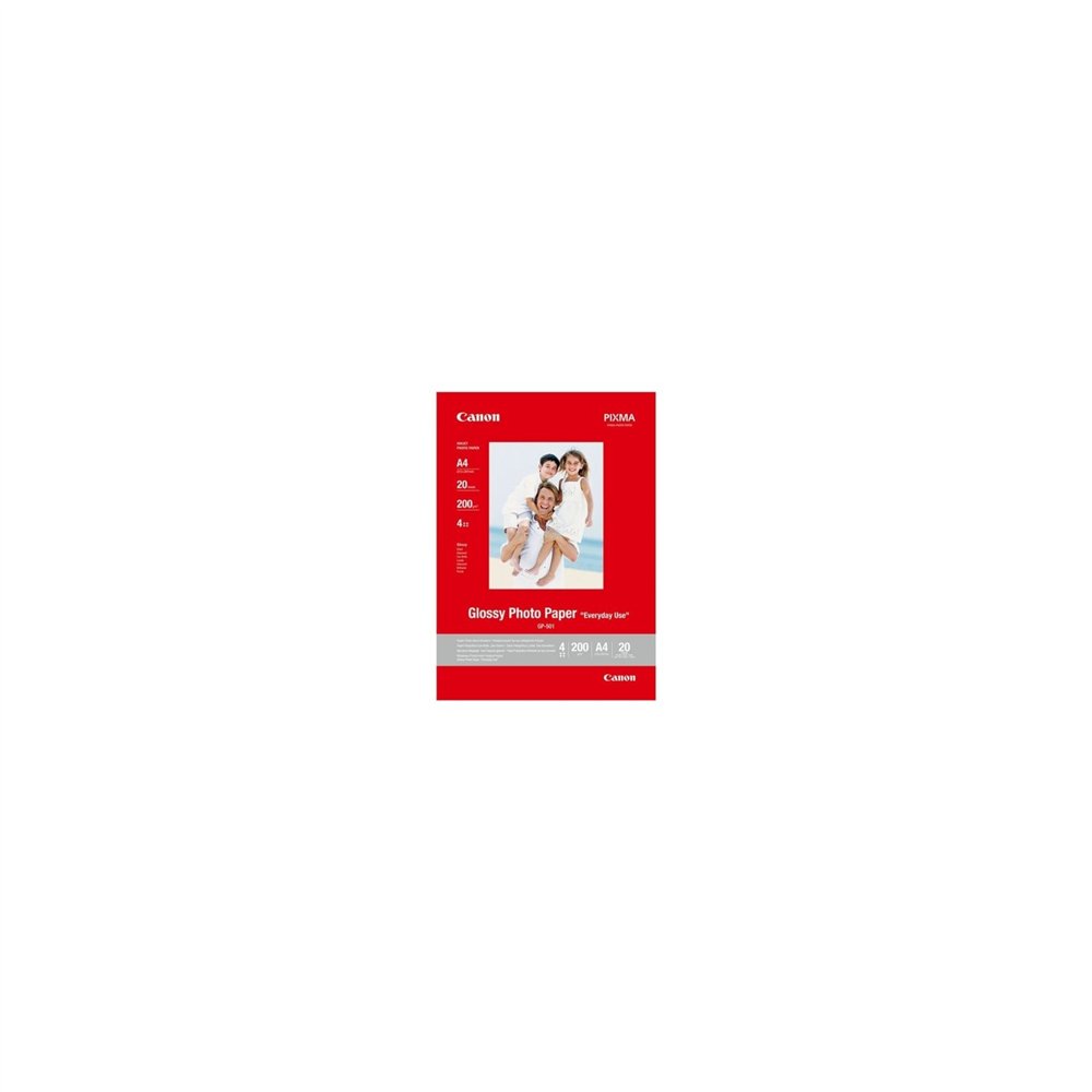 papel fotografico uso diario canon gp-501 20 hojas a4 brillo 0775b082