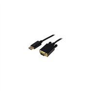 startech.com cable 1,8m de vãâ­deo adaptador conversor displayport dp a vga - convertidor activo - 1080p - negro