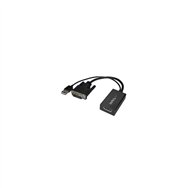 startech.com adaptador dvi a displayport alimentado por usb - conversor dvi a displayport - 1920x1200 negro