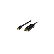 startech.com cable adaptador mini displayport a hdmi macho a macho - 4k 30hz - 3m negro