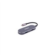 nilox mini-docking usb-c: hdmi, 3 puertos usb 3.0 y usbc
