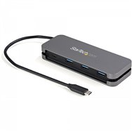 startech.com hub de interfaz usb 3.2 gen 1 (3.1 gen 1) type-c 5000 mbit/s negro, gris
