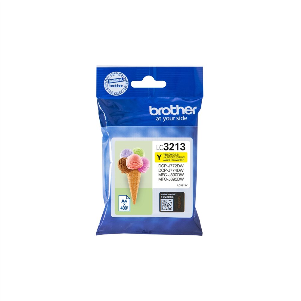 brother cartucho de tinta original alto rendimiento (xl) amarillo