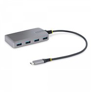 startech.com hub usb de 4 puertos usba - usb 3.0 de 5gbps - alimentado por el bus - concentrador usb-c de 4 puertos usb-a con al