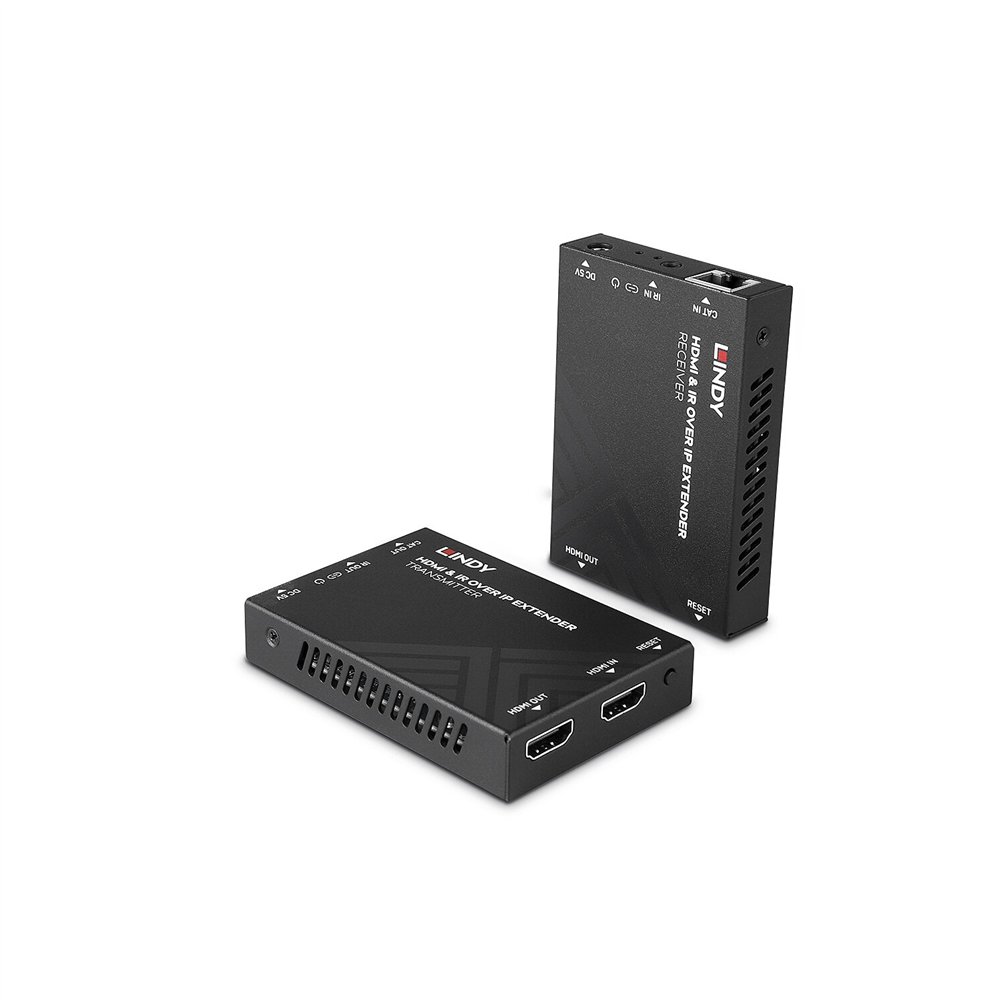 lindy 38398 extensor audio/video transmisor y receptor de seã±ales av negro