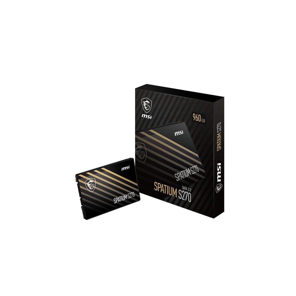 msi spatium s270 sata 2.5 960gb unidad de estado sã³lido 2.5" serial ata iii 3d nand