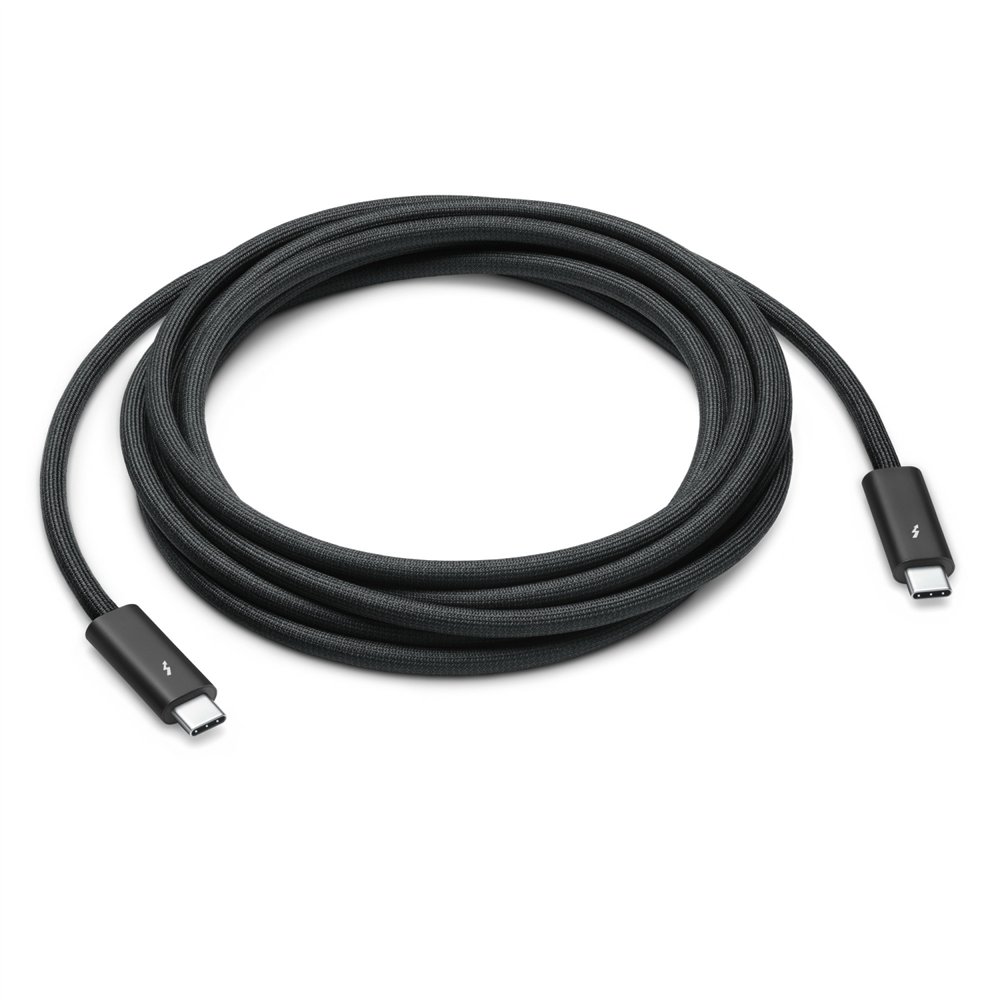 apple mw5h3zm/a cable thunderbolt 3 m 40 gbit/s negro