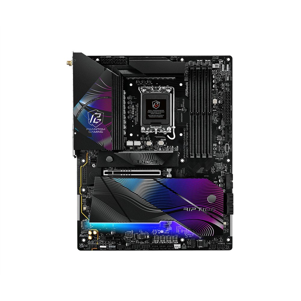 asrock z890 riptide wifi intel z890 lga 1851 (socket v1) atx