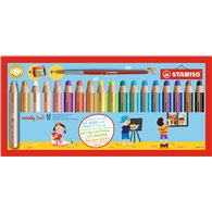 stabilo woody 3 in 1 multicolor 18 pieza(s)