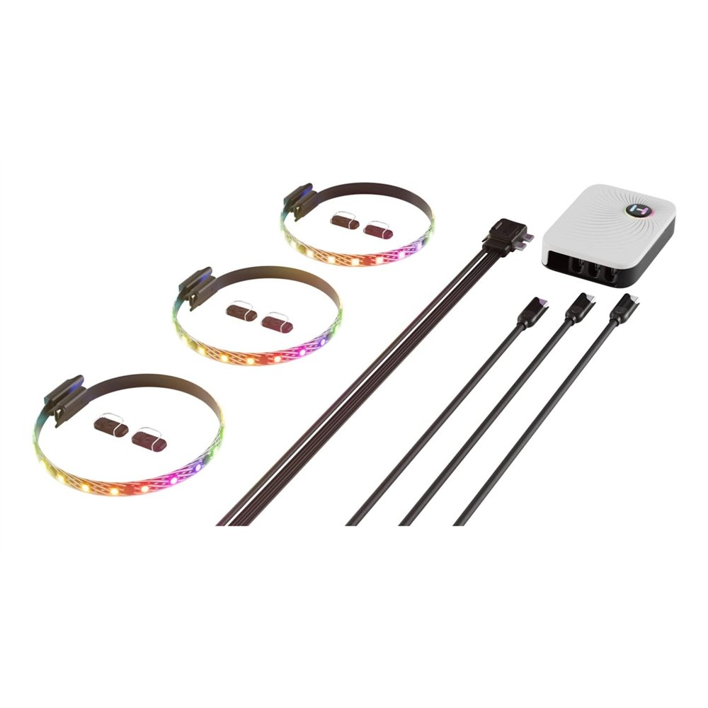 hyte ls10 universal kit de luces para torre de ordenador