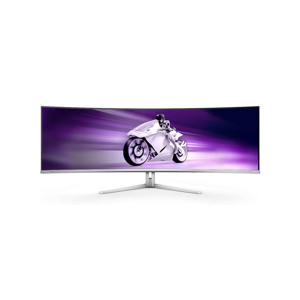 philips evnia 8000 49m2c8900l/00 pantalla para pc 124,2 cm (48.9") 5120 x 1440 pixeles dual qhd qd-oled blanco