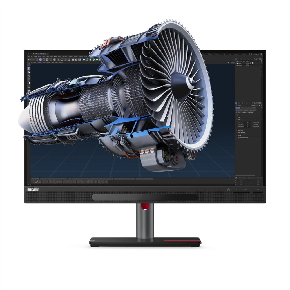 lenovo thinkvision 27 3d led display 68,6 cm (27") 3840 x 2160 pixeles 4k ultra hd negro