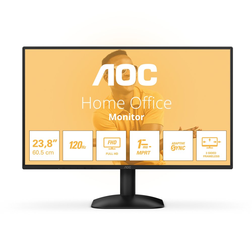 aoc 24b31h led display 60,5 cm (23.8") 1920 x 1080 pixeles full hd negro