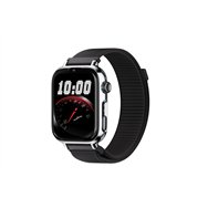 savefamily savewatch plus 2 reloj inteligente para niã±os 4g esfera plata correa tela negra