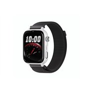 savefamily savewatch plus 2 reloj inteligente para niã±os 4g esfera blanca correa tela negra
