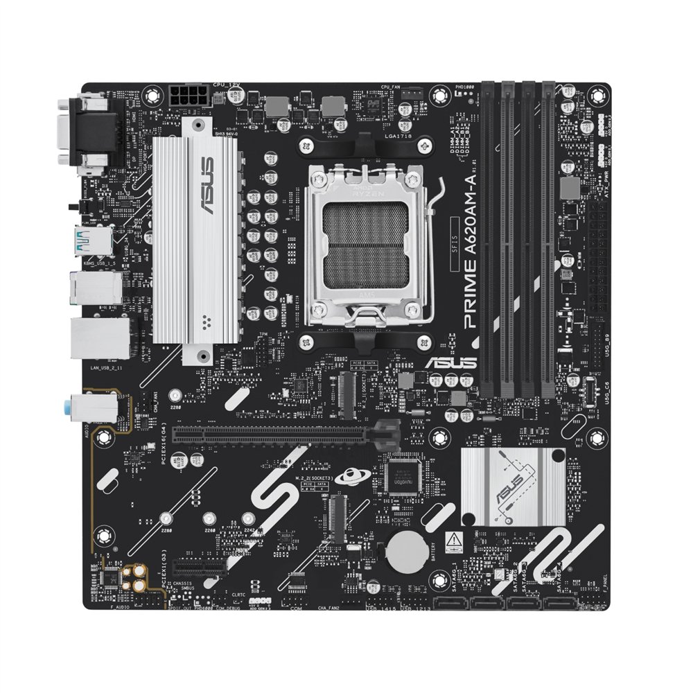 asus prime a620am-a-csm amd a620a zã³calo am5 micro atx