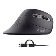 equip 245119 ratã³n universal mano derecha usb type-a + usb type-c ãptico 7200 dpi