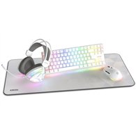 krom nxkromklass teclado ratã³n incluido juego usb qwerty inglã©s blanco