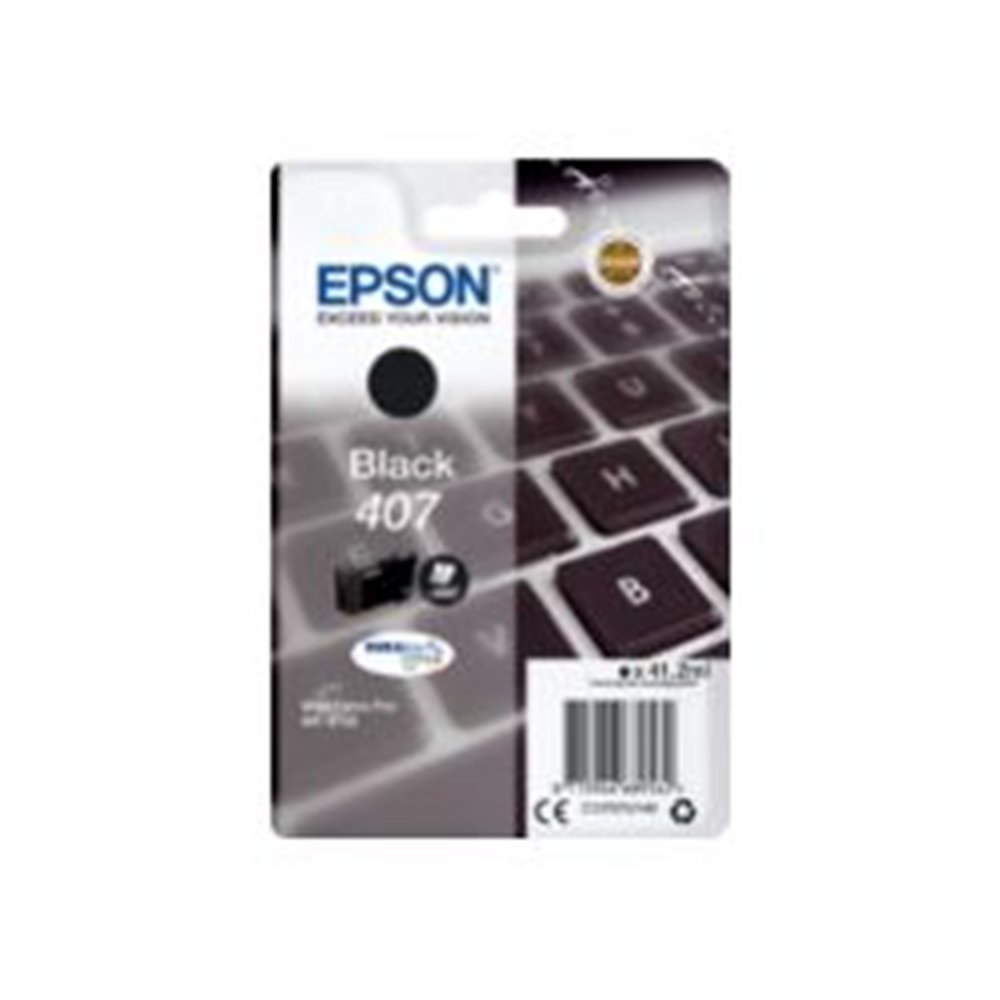 tinta epson 407 negro 41.2ml 2900 páginas (c13t07u140)