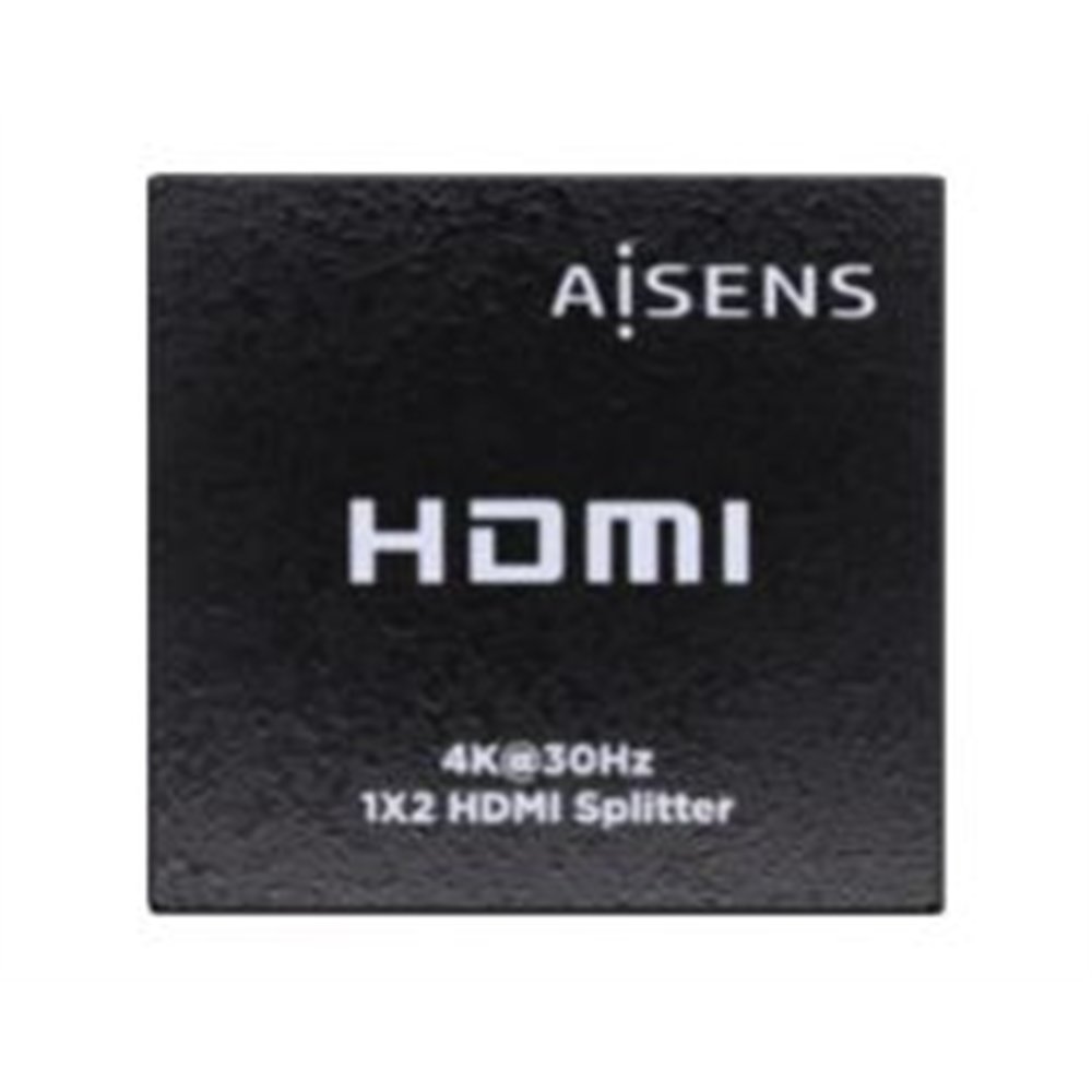 splitter aisens 4k uhd 3d 2xhdmi out negro (a123-0506)