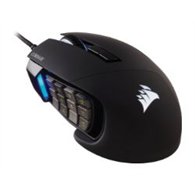 ratón gaming corsair scimitar led negro (ch-9304211-eu)