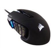 ratón gaming corsair scimitar led negro (ch-9304211-eu)