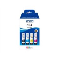 tinta epson ecotank 104 pack negro/color (c13t00p640)