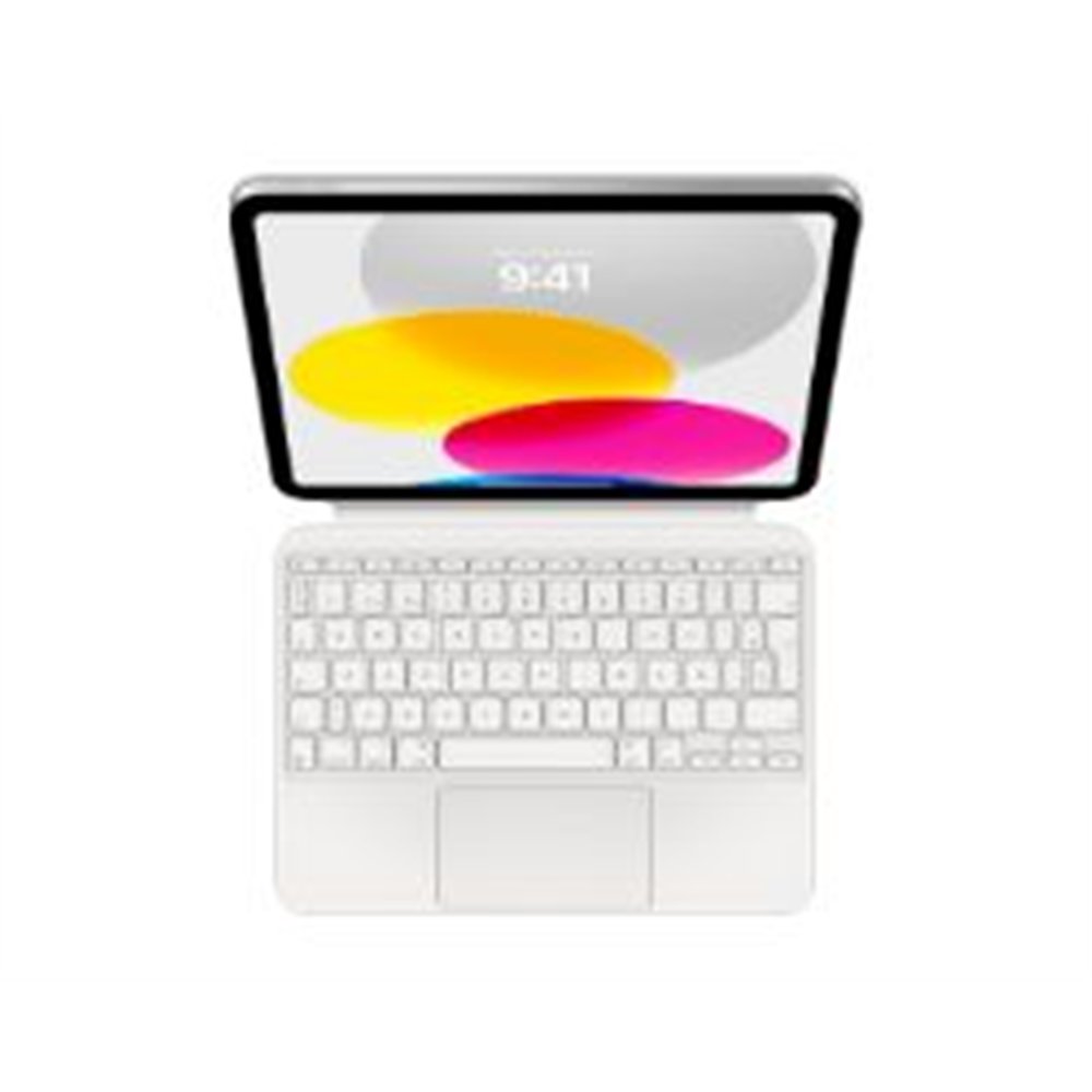 teclado apple magic folio ipad 10.9" blanco (mqdp3y/a)