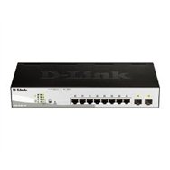 switch d-link 8xrj45 2xsfp poe rack 1u (dgs-1210-10p/e)